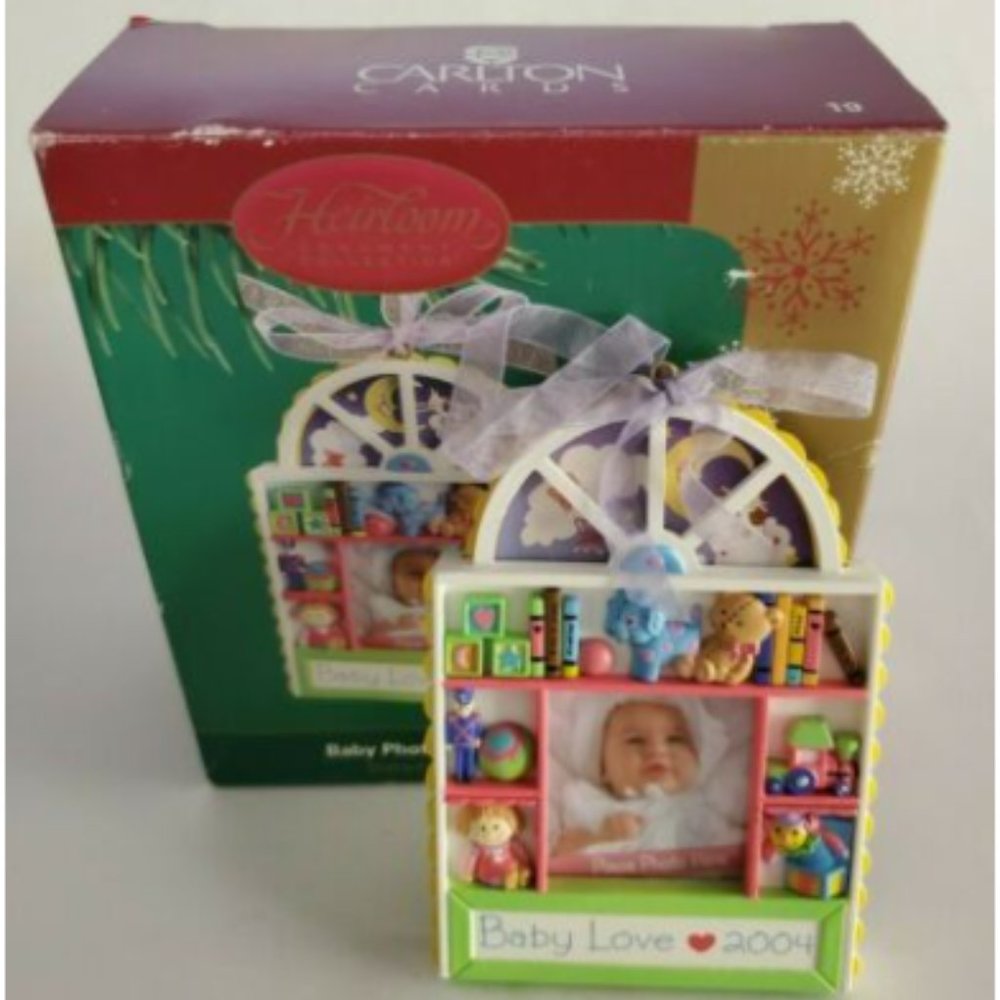 2004 Carlton Cards Ornament Baby Photo Holder